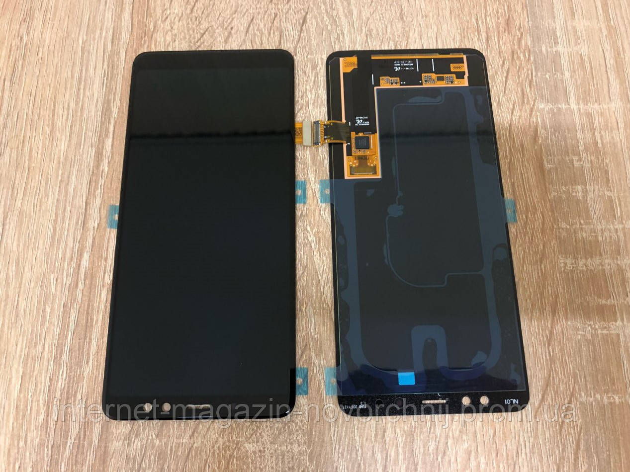 Дисплей Samsung A730 Galaxy A8+(2018) Чорний(Black),GH97-21534A, Super AMOLED!