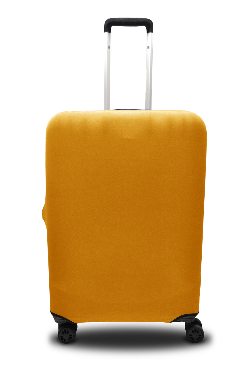 Чохол для валізи Coverbag мікродайвінг L жовтий