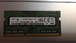 Пам'ять Samsung 4Gb So-DIMM PC3L-12800S DDR3-1600 1.35v (M471B5173BH0-YK0) 11-11f2