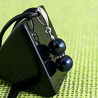 Перли, срібло, кулон, 732КЛЖ