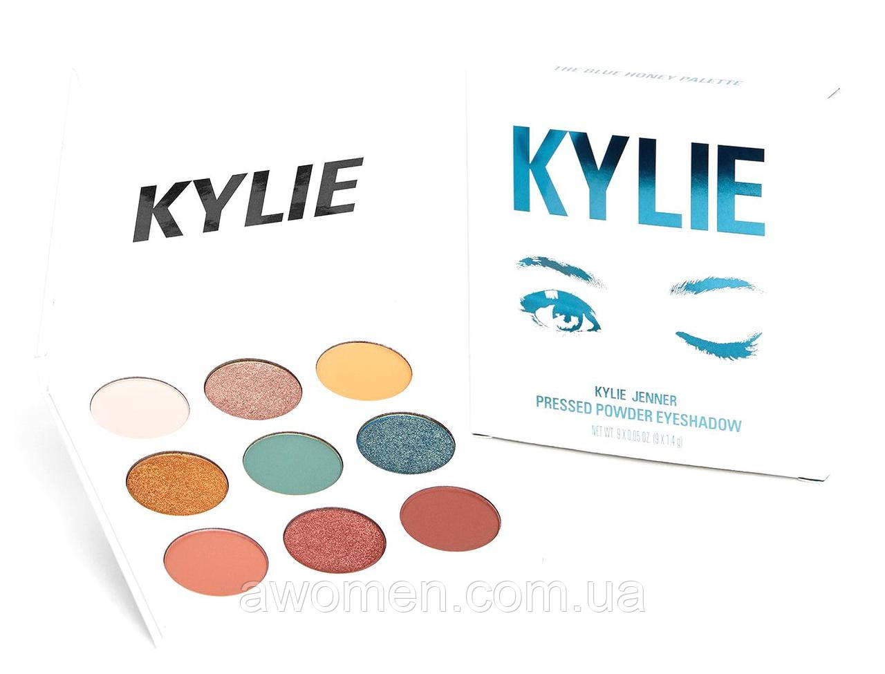 Тіні для очей Kylie THE BLUE HONEY PALETTE (9 кольорів), фото 1