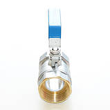 Кран кульовий для води різьбовий вн-вн важіль GENEBRE тип 3028 Ду20 Ру25, фото 4