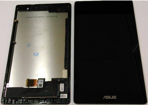 Дисплейний модуль Asus ZenPad C 7.0 Z170C, Z170CG, P01Y чорний у рамці, фото 2
