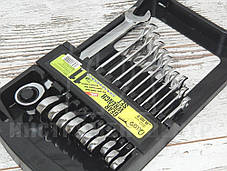 Набір ключів трещоточных 11шт Alloid HK-2081-11