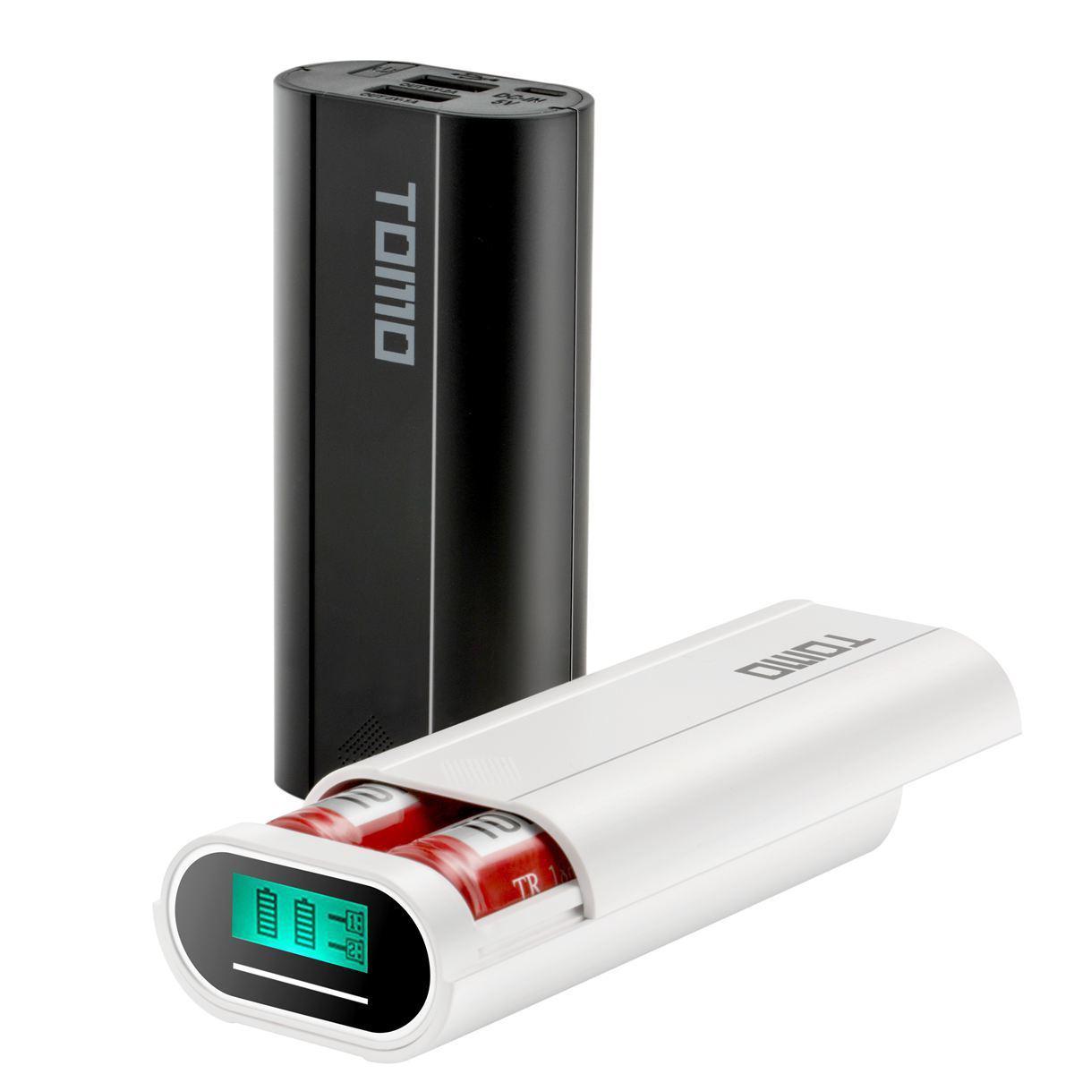 TOMO M2 Smart зарядний пристрій портативний DIY Power Bank Box 18650 без акумуляторів