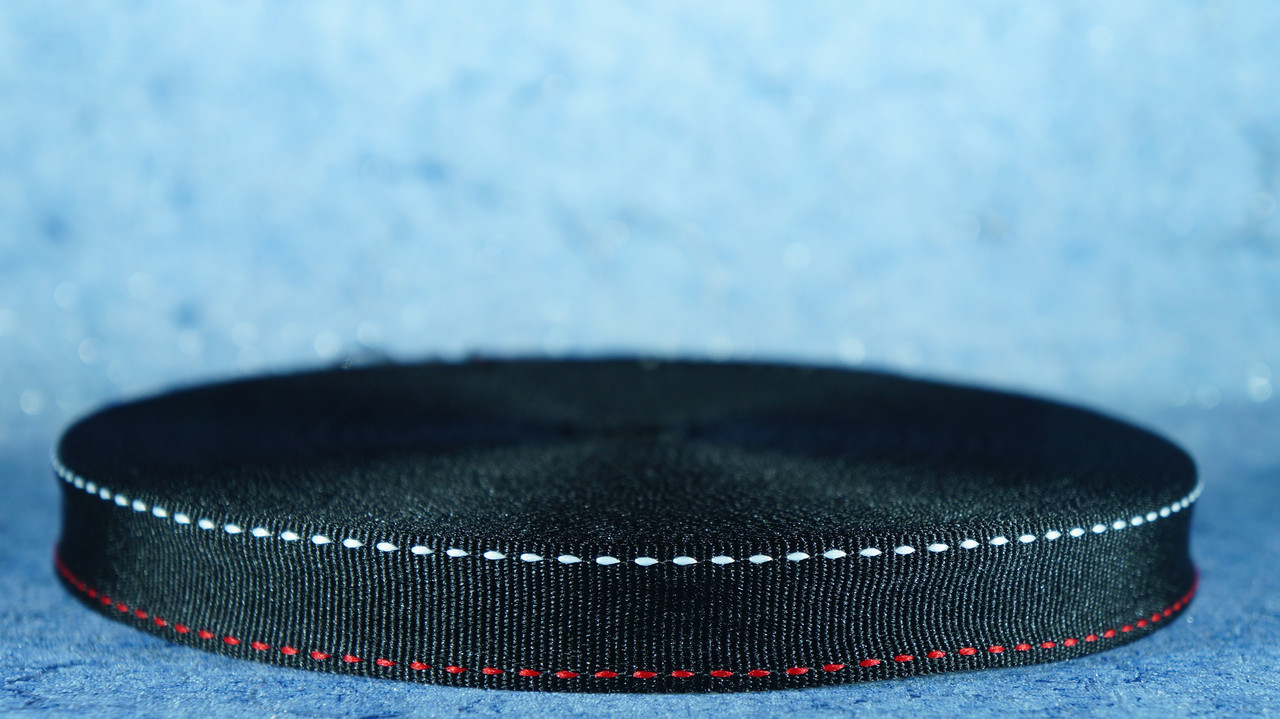 Стрічка репсова 20 мм чорний