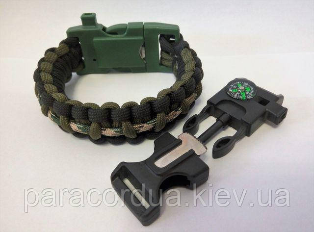 Браслет виживання з паракорда 5 в 1, "Кобра+"