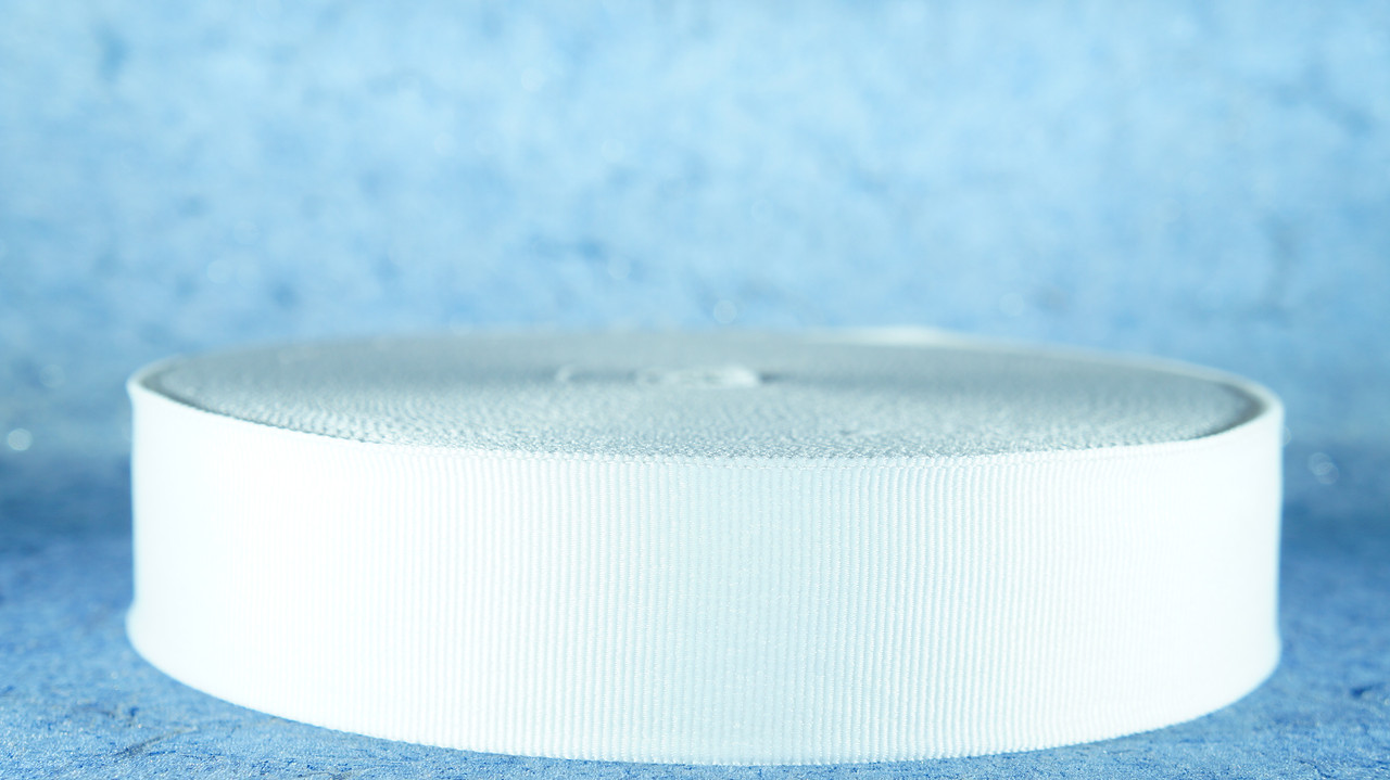 Стрічка репсова 40 мм білий