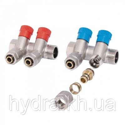 Колектор SD 3/4"x4 виходу регулювальний (під фітінг)