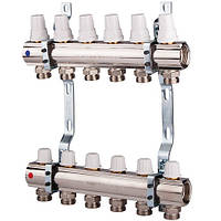 Колектор із регулювальними та запірними вінтелями б/к вих. 3 (1") ICMA Арт. K005