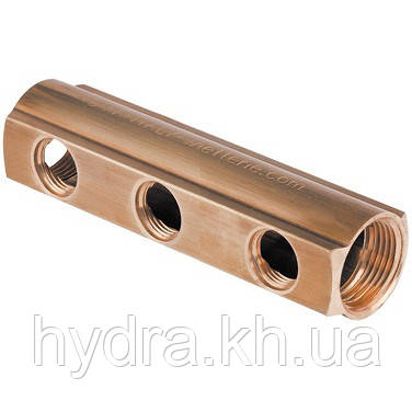 Розподільний колектор із бічними виходами 1/2" вих. 3 (1") ICMA Арт. 1102