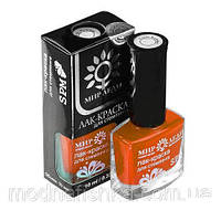 Лак-фарба для стемпінгу темно-жовтогаряча "Світ Леді" No012