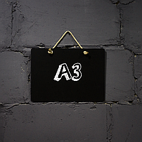 Крейдова дошка на канаті 42х30см форматом А3 горизонтальна