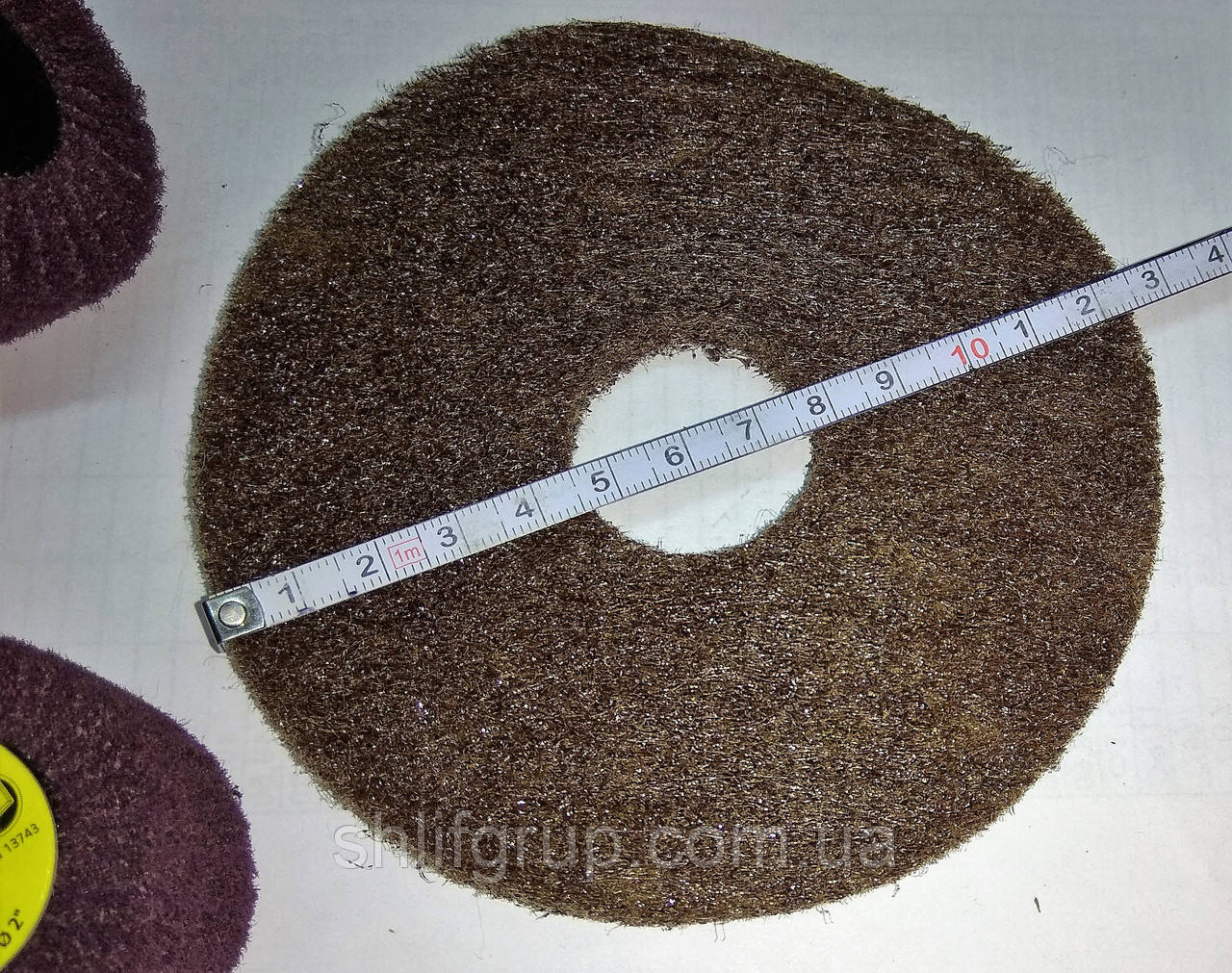 Скотч брайт 125/32 гнучкий круг шліфувальний крупне зерно