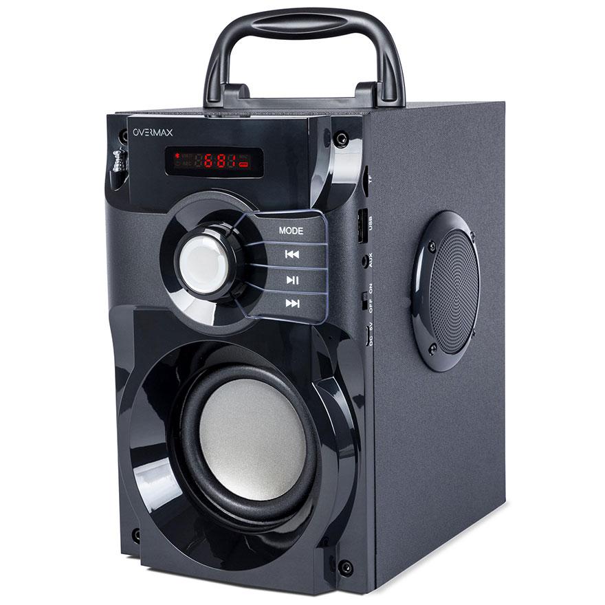 Бездротова колонка Overmax SOUNBEAT 2.0 Bluetooth, FM, MP3, USB + microSD-ридер, портативний колонка