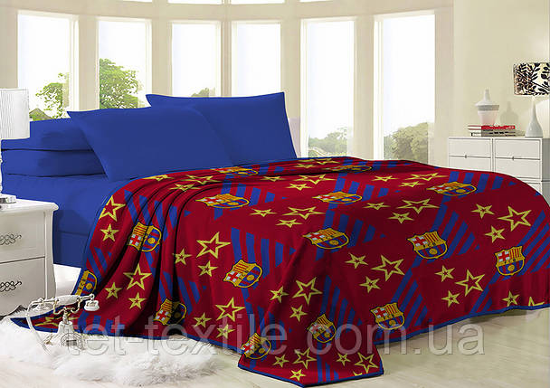 Плед з мікрофібри Велсофт FCB 200х220 см, фото 1