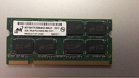 Пам'ять So-dimm Micron 2Gb PC2-6400S DDR2-800 (MT16HTF25664HZ-800J1)