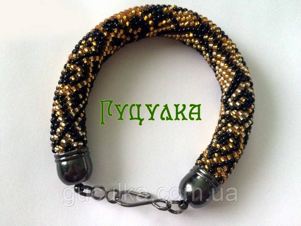 Браслет плетений з бісеру авторська робота, фото 1