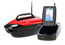 Кораблик для підгодовування СARPBOAT SMALL JET + Ехолот TF500