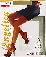 Женские капроновые носки Angelica 20 den Арт.НЖА-12,5-15(в упаковке 12 шт.)