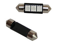 LED-лампа C5W (blau) 42 мм 3 SMD5050 12V колір синій