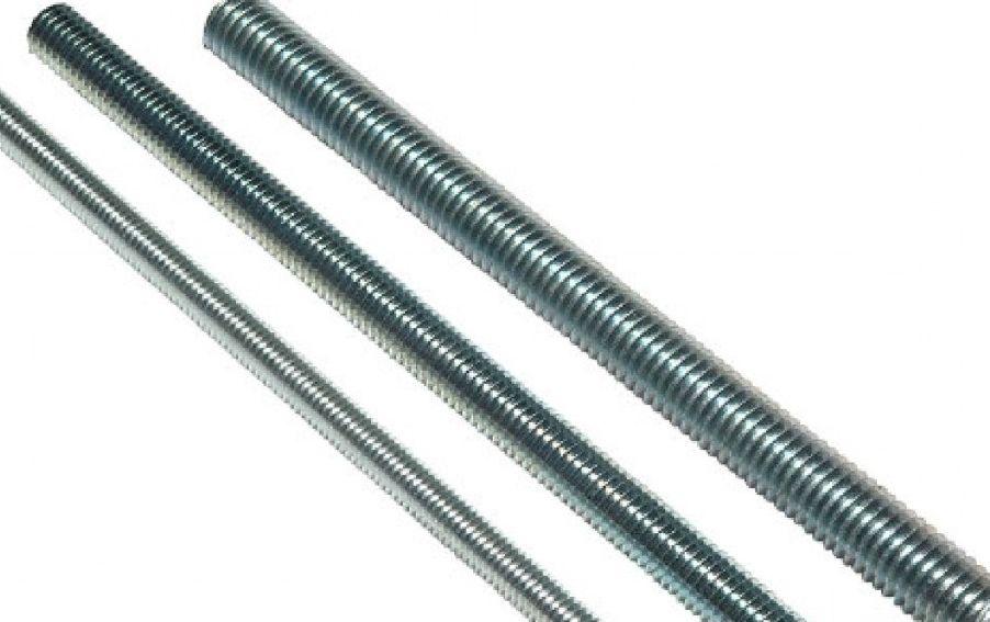 Шпилька різьбова М24х1000 DIN 975, DIN 976 з лівою різьбою | клас міцності 8.8