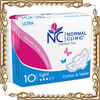 Прокладки Normal Clinic ultra cotton 3 кап. 240 мм. NCF04B