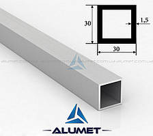 Труба алюмінієва 30х30х1.5 мм без покриття ПАА-1168 (БПЗ-0587)