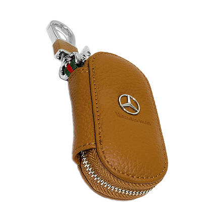 Ключниця Carss з логотипом MERCEDES 02001 коричнева, фото 1
