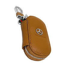 Ключниця Carss з логотипом MERCEDES 02001 коричнева