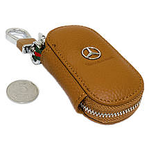Ключниця Carss з логотипом MERCEDES 02001 коричнева, фото 3