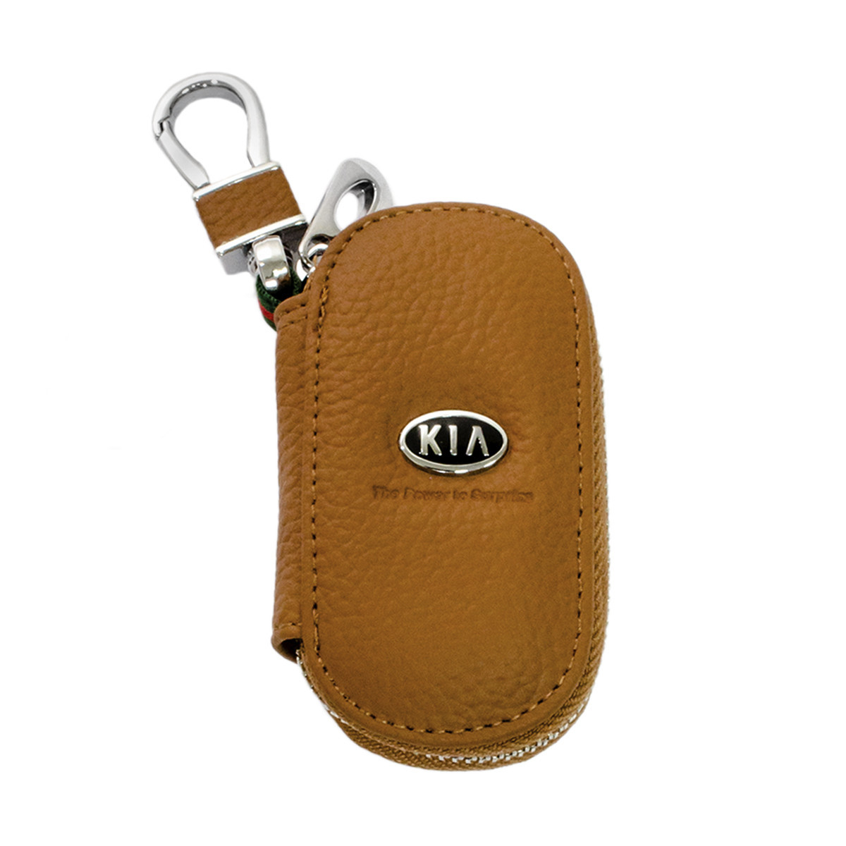 Ключниця Carss з логотипом KIA 05001 коричнева
