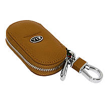 Ключниця Carss з логотипом KIA 05001 коричнева, фото 5