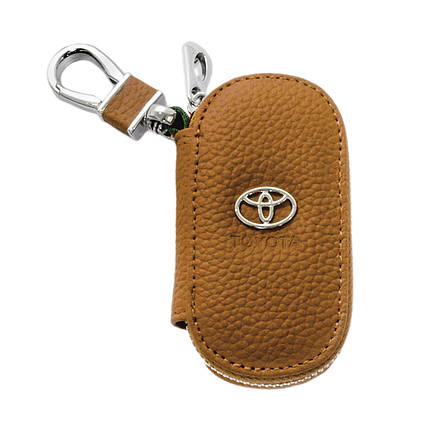 Ключниця Carss з логотипом TOYOTA 07001 коричнева, фото 2