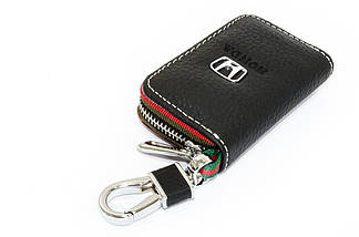Ключниця Carss з логотипом HONDA 08006 чорна, фото 2