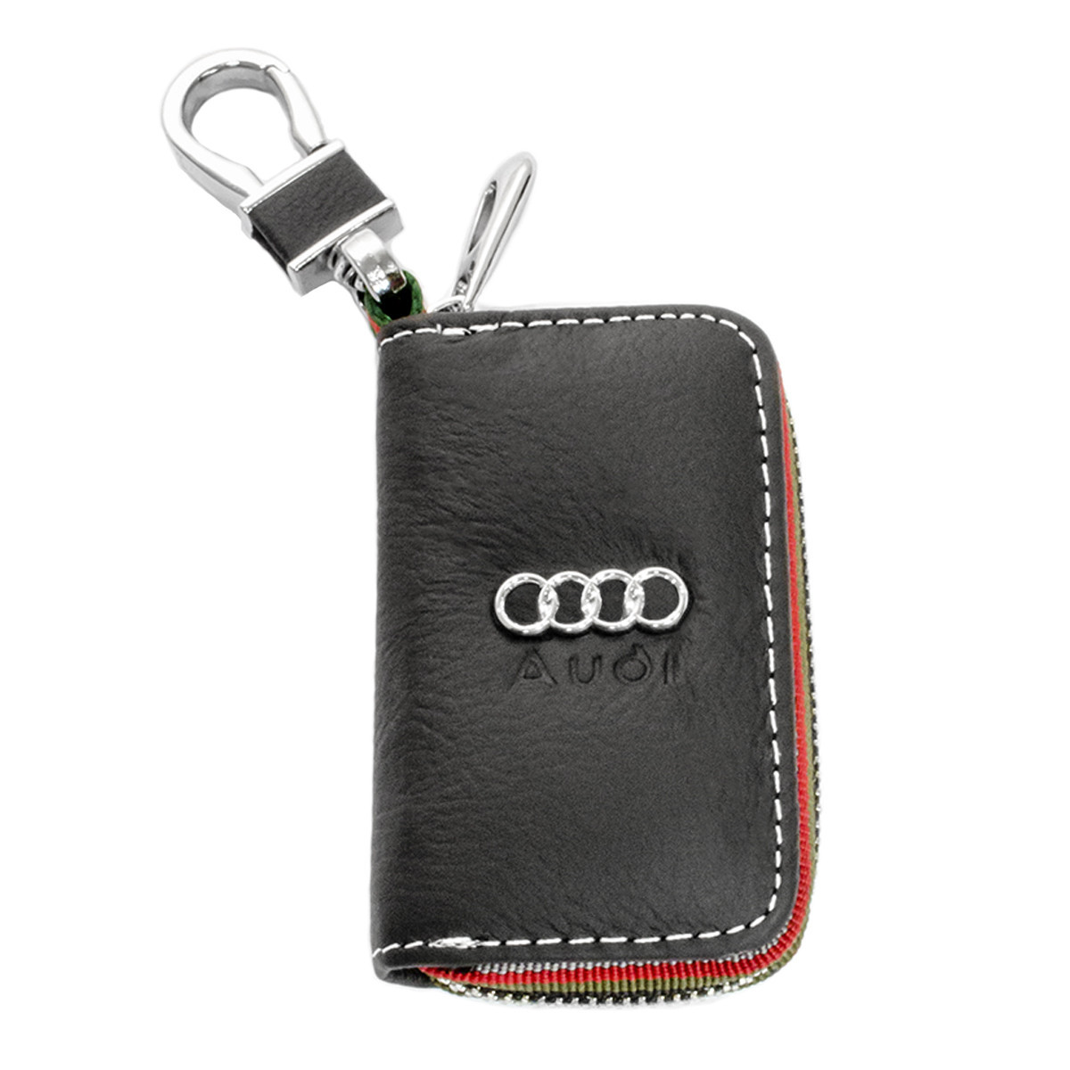 Ключниця Carss з логотипом AUDI 01006 чорна