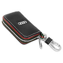 Ключниця Carss з логотипом AUDI 01006 чорна, фото 4
