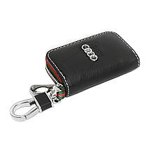 Ключниця Carss з логотипом AUDI 01006 чорна, фото 5