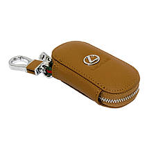Ключниця Carss з логотипом LEXUS 13001 коричнева, фото 3