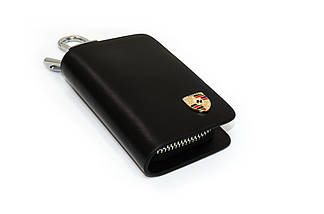 Ключниця Carss з логотипом PORSCHE 06002 чорна, фото 2