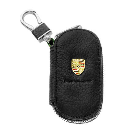 Ключниця Carss з логотипом PORSCHE 06003 чорна, фото 1