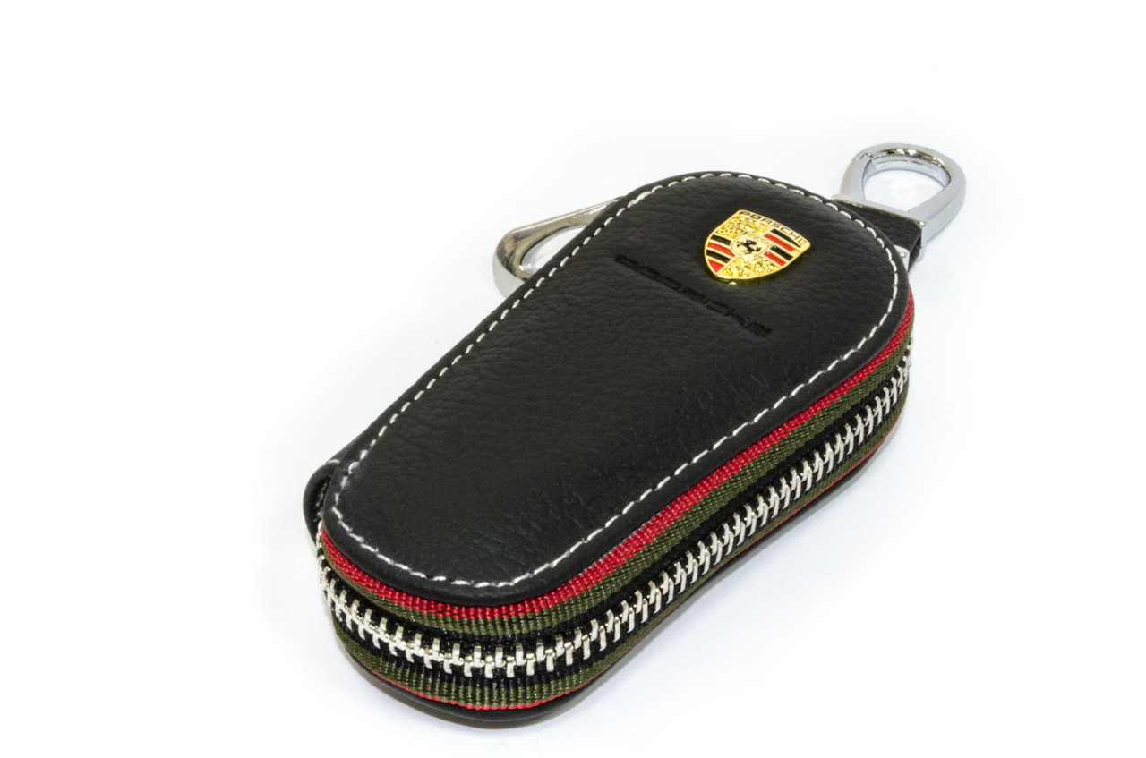 Ключниця Carss з логотипом PORSCHE 06005 чорна