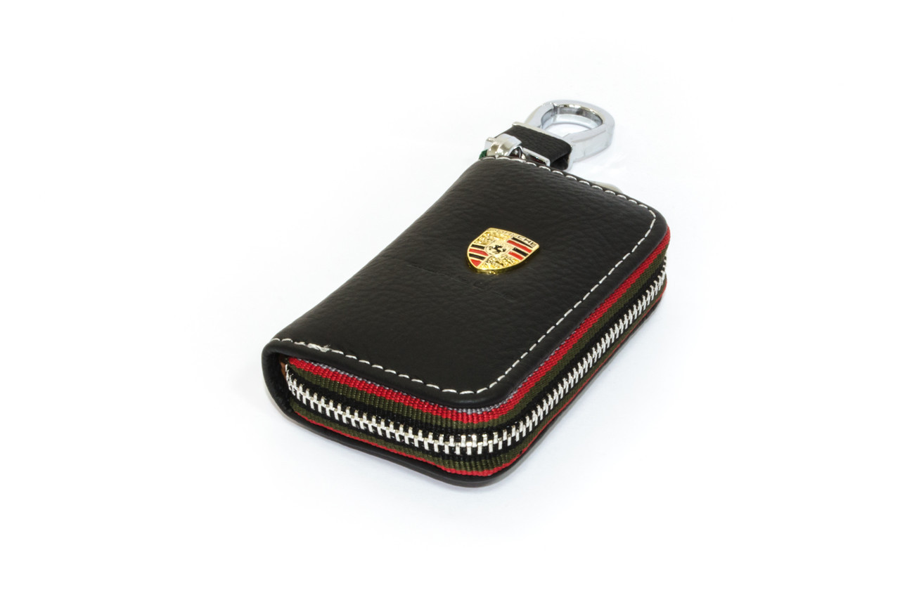 Ключниця Carss з логотипом PORSCHE 06006 чорна