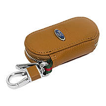 Ключниця Carss з логотипом FORD 03001 коричнева, фото 4