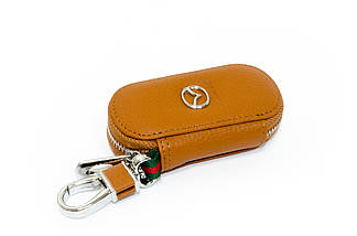Ключниця Carss з логотипом MAZDA 16001 коричнева, фото 4
