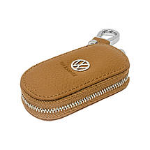 Ключниця Carss з логотипом WOLKSVAGEN 04001 коричнева, фото 2