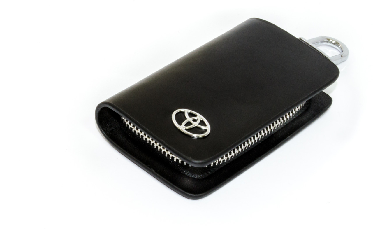 Ключниця Carss з логотипом TOYOTA 07002 чорна