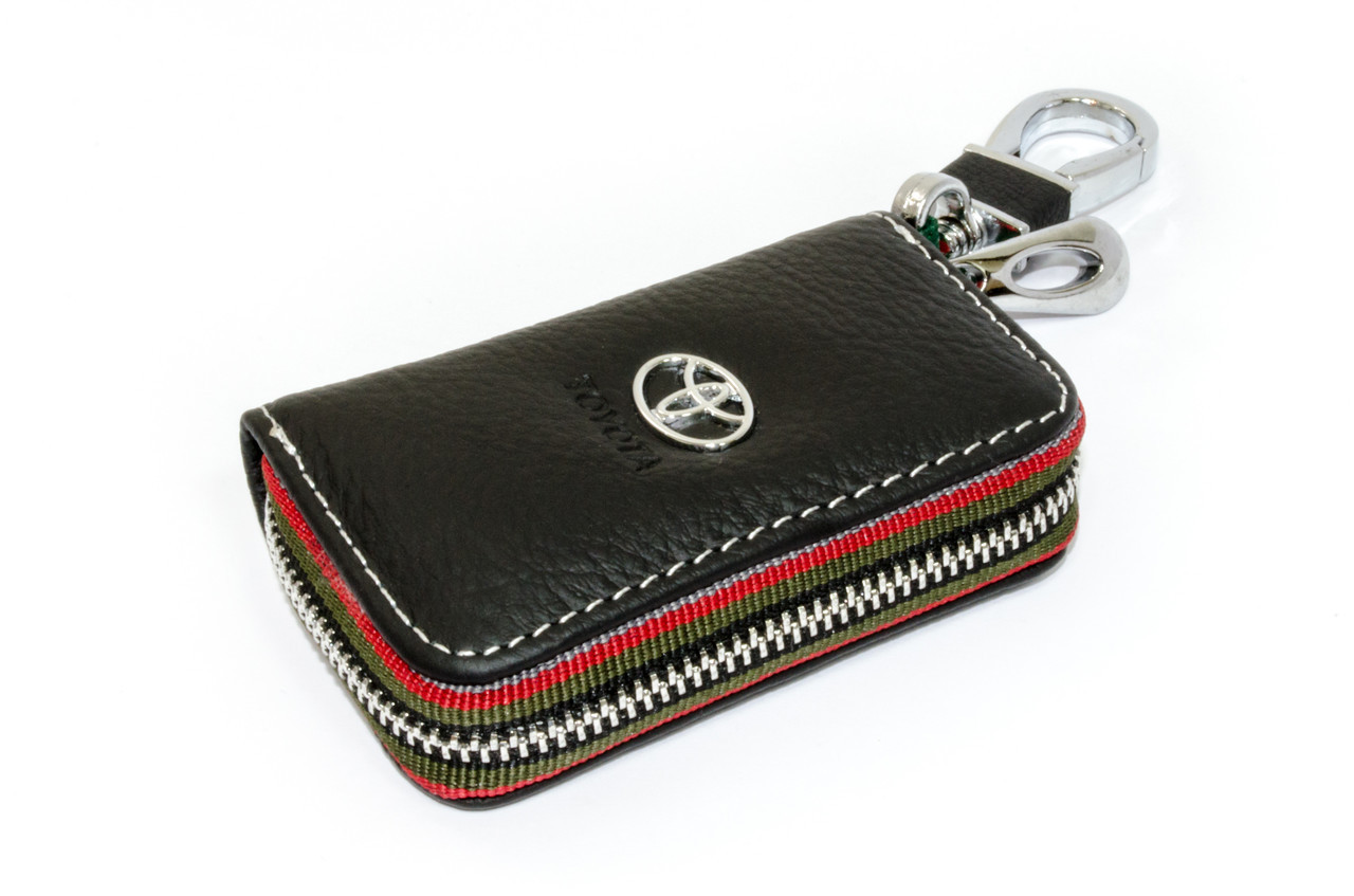 Ключниця Carss з логотипом TOYOTA 07006 чорна