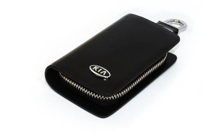 Ключниця Carss з логотипом KIA 05002 чорна, фото 1