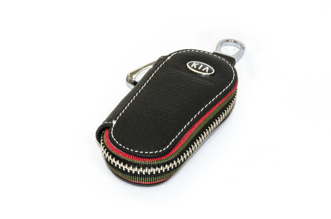 Ключниця Carss з логотипом KIA 05005 чорна, фото 1